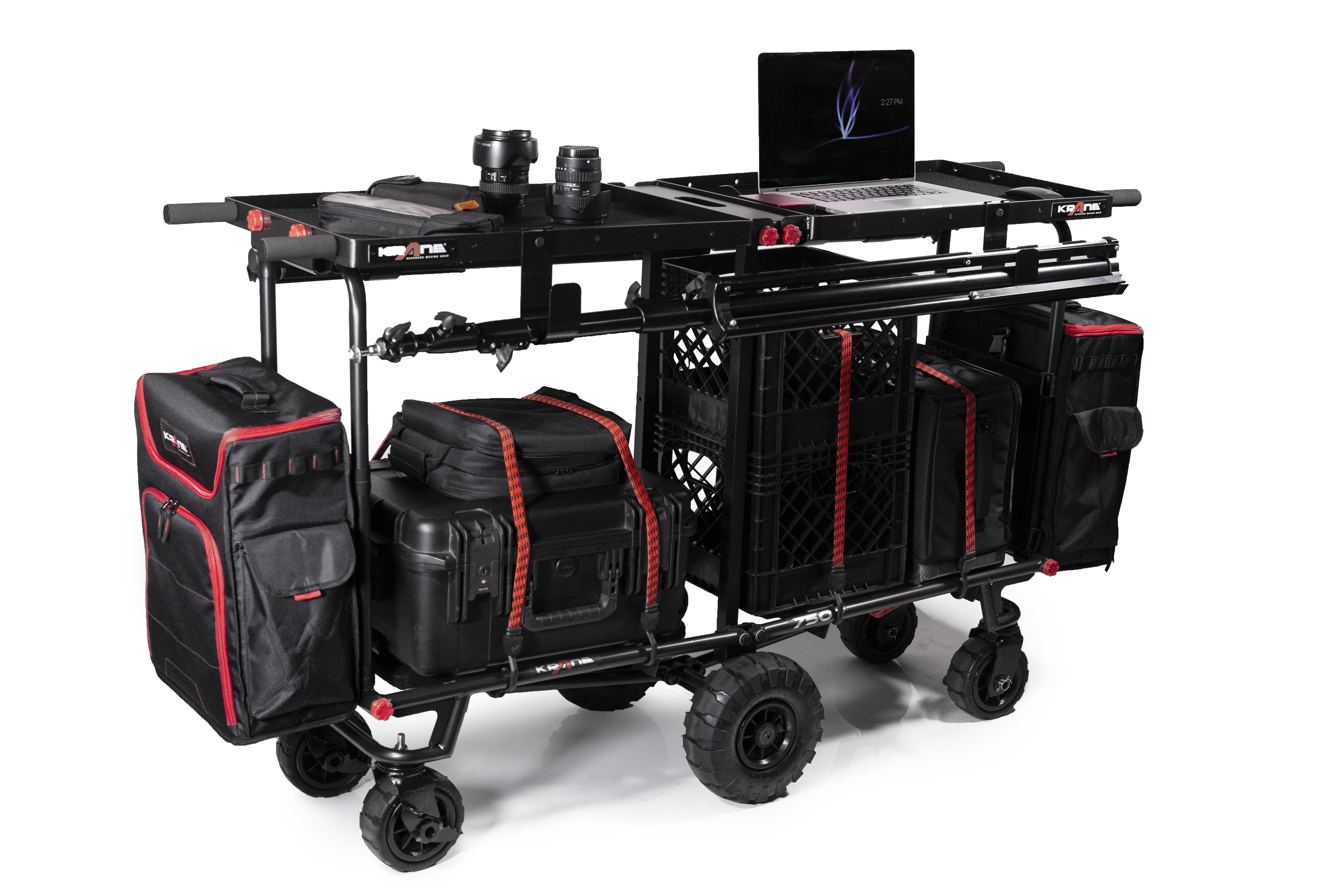 Transportwagen für Gelände mit voller Zubehörausstattung | Cart 750AT Shooter Rig Full