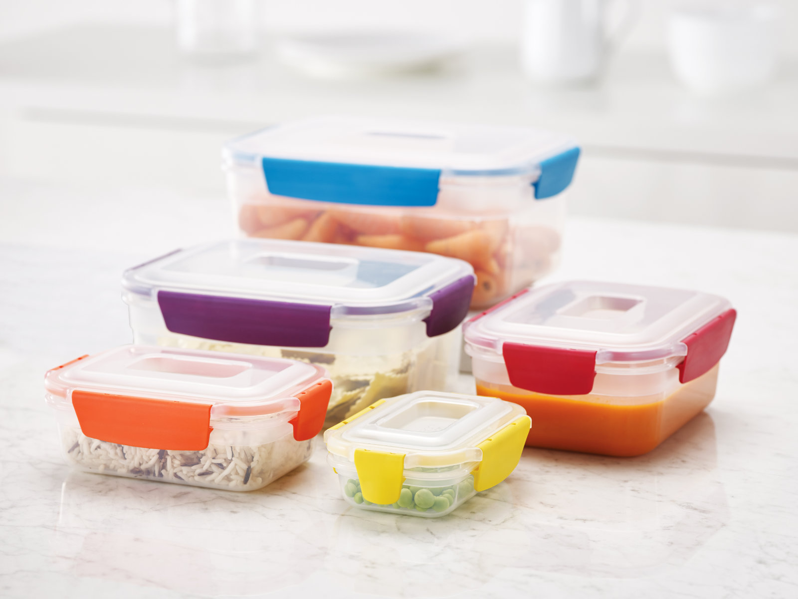 Kompaktes 5-teiliges Vorratsdosen-Set | Nest Lock 5