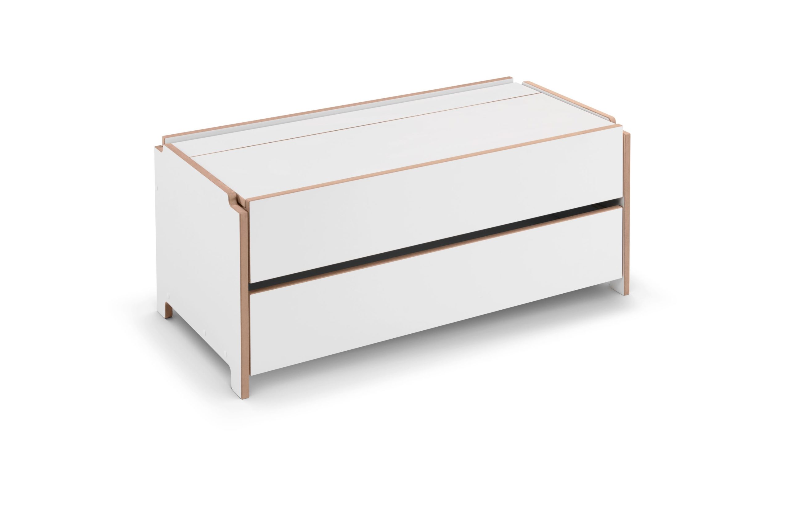 Regal mit 2 Schubladen | 1 Schreibtisch-Einsatz tief 43,5 cm | Harry Regalsystem