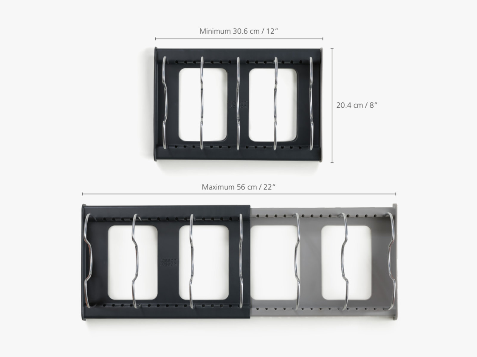 Erweiterbarer Kochgeschirr-Organizer |  DrawerStore Exp Cookwareorganizer