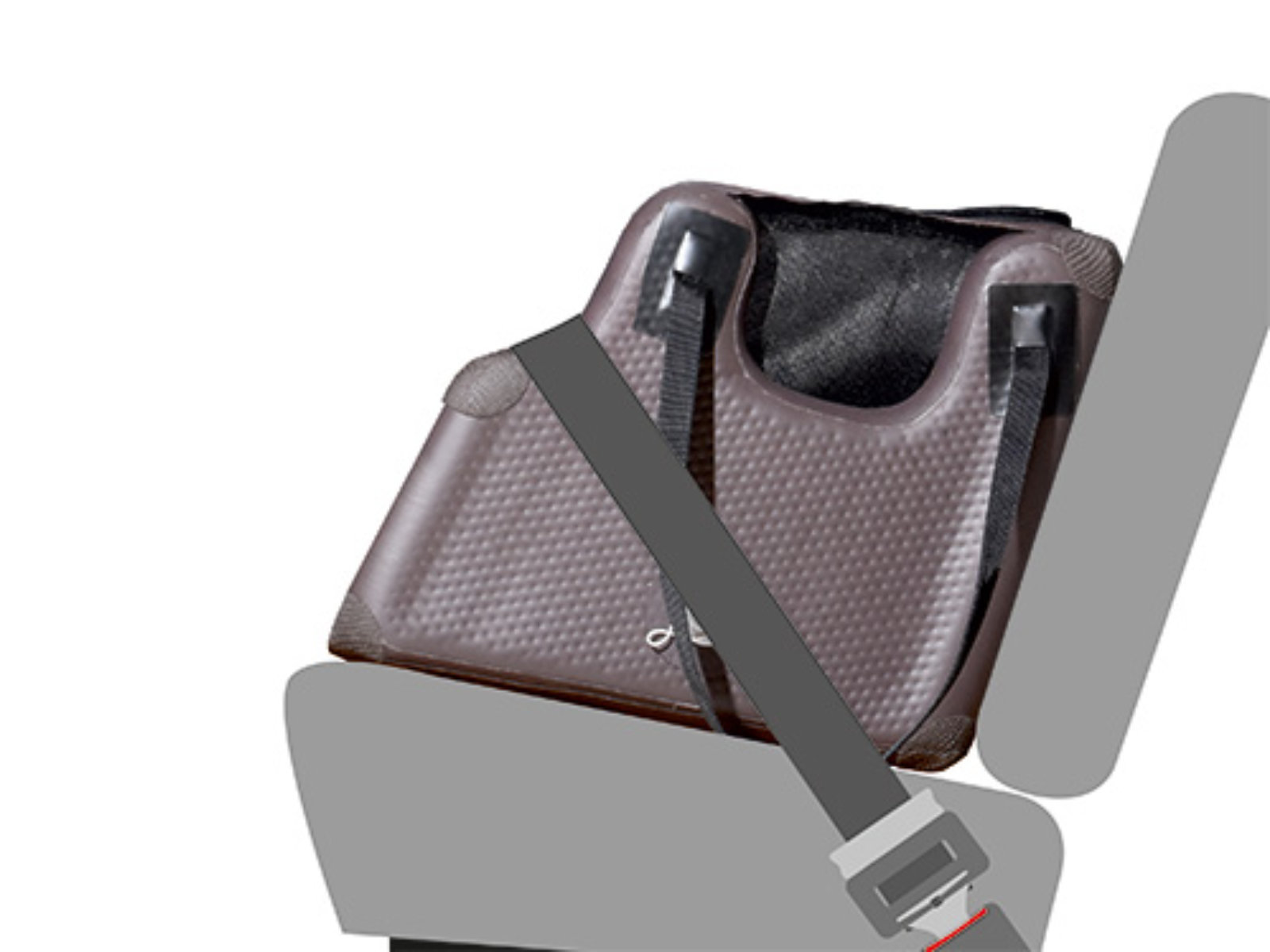 Vordersitz-Hundebox Sb Transportbox Beifahrerseite mit Airbagfunktion für Motorrad, Auto und Home Tami Seatbox