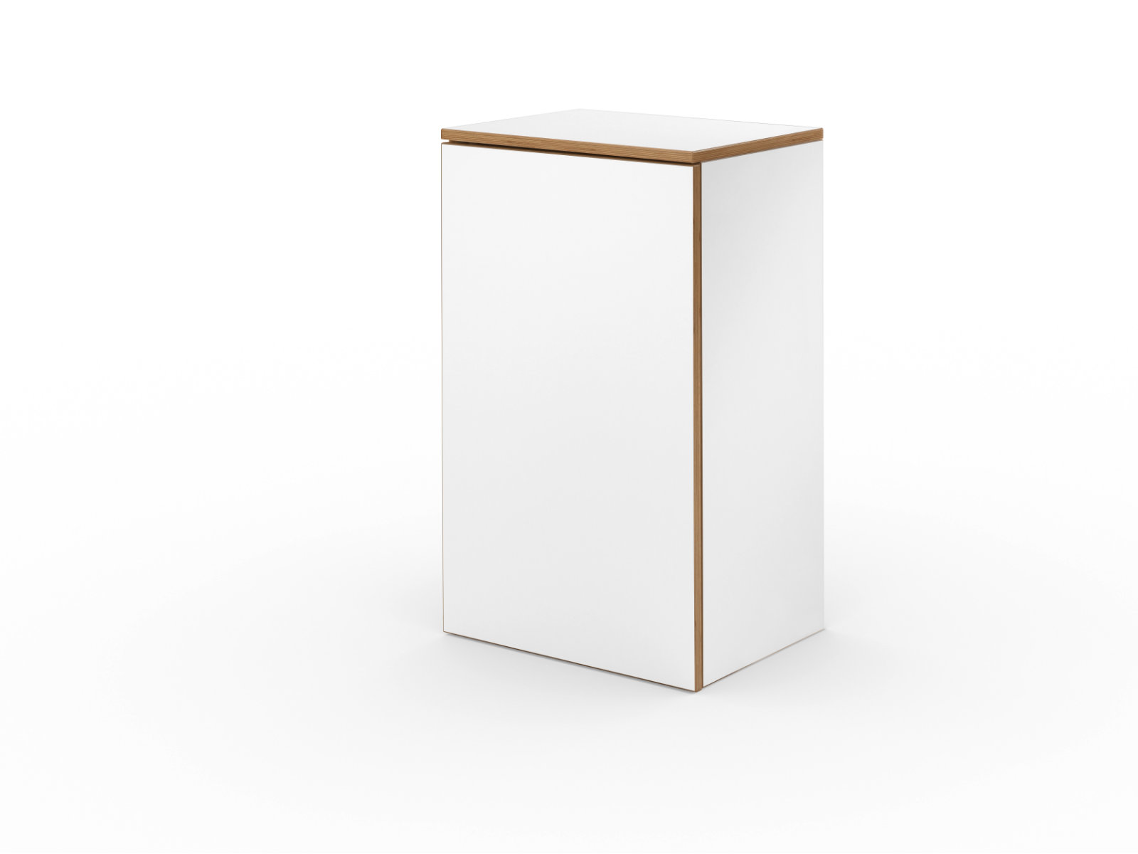 Rollbarer Schrank wahlweise als Regal mit Tür oder mit 3 Schubladen ─ Weiß | Country Living ─ Alwin’s Cabinets