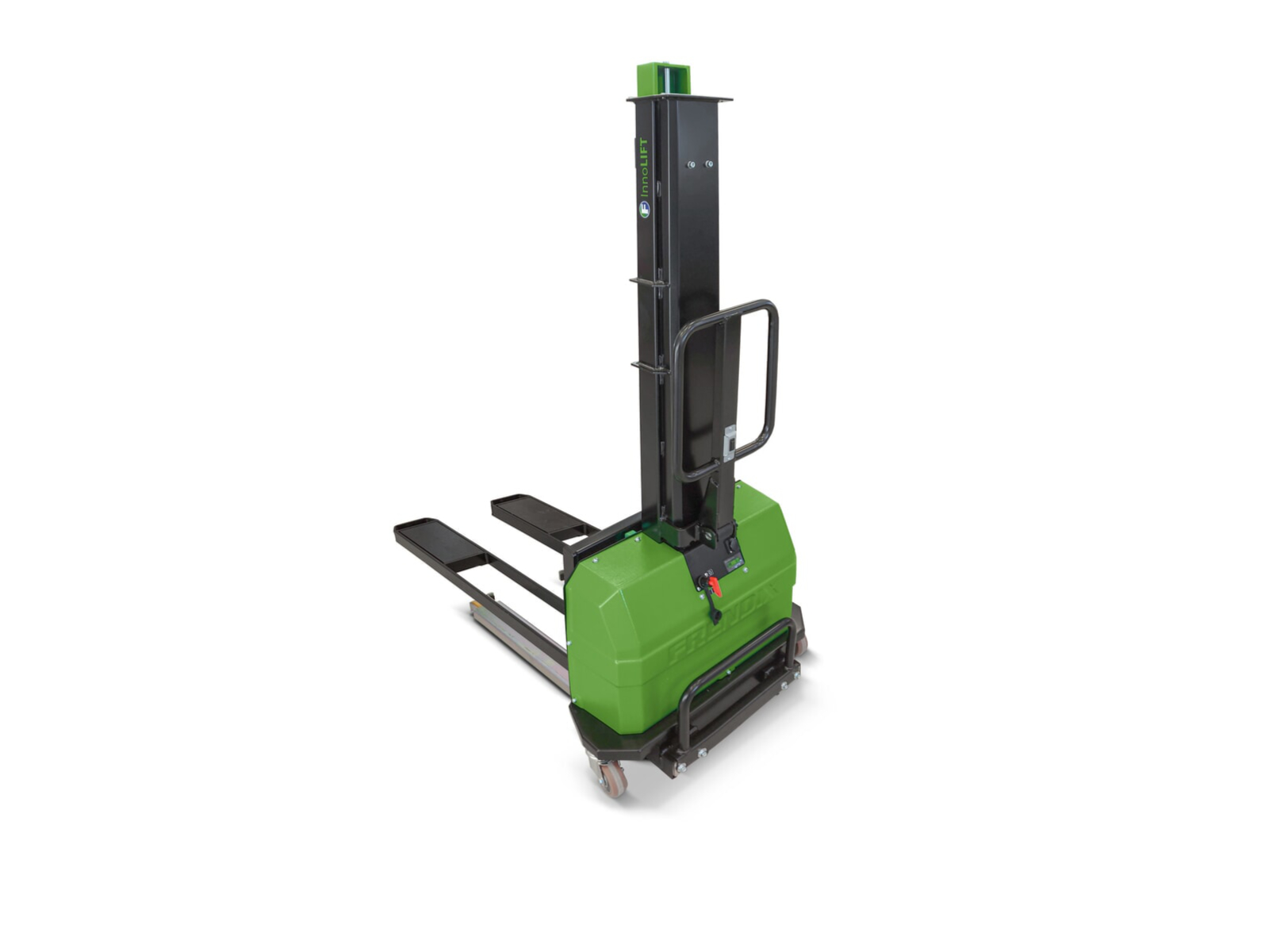 InnoLIFT® IXL500.1250 │Patentierter Selbstverladender Mitnahmestapler ─ Elektro-Hochhubwagen ─ Tragfähigkeit 500 kg, Ladehöhe 1150 mm│Frendix