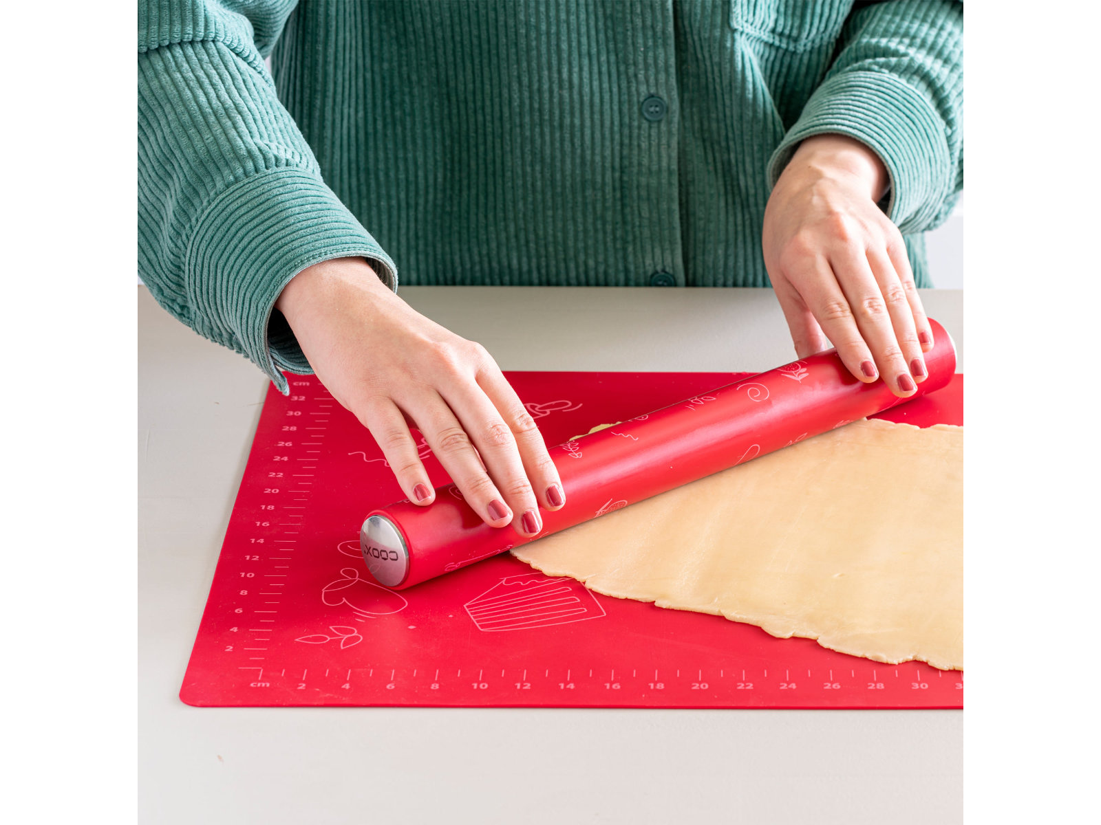 Backmatte mit elastischem Verschluss 60 cm