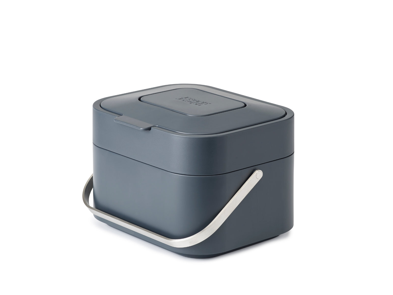 4 L Bioabfallbehälter mit Geruchsfilter Farbe: Grau │ Joseph Jospeph ─ Stack